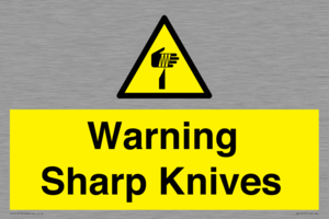 Warning Sharp Knives